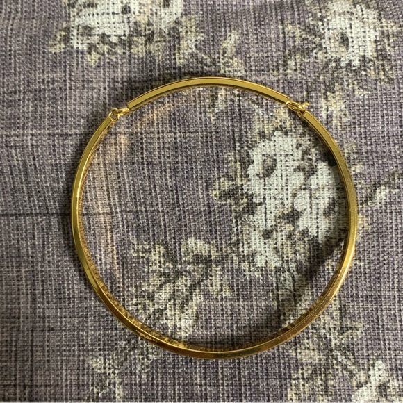 Enameled Hinged Cuff Bracelet - Picture 3 of 9